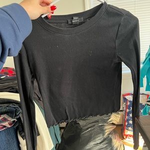 Forever 21 longsleeve cropped